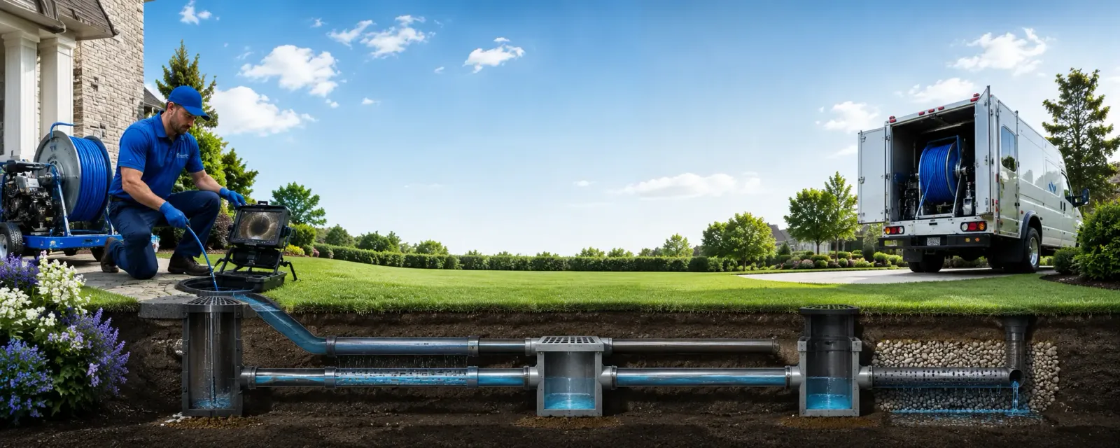 Outdoor drain cleaning information for Deerfield, MI