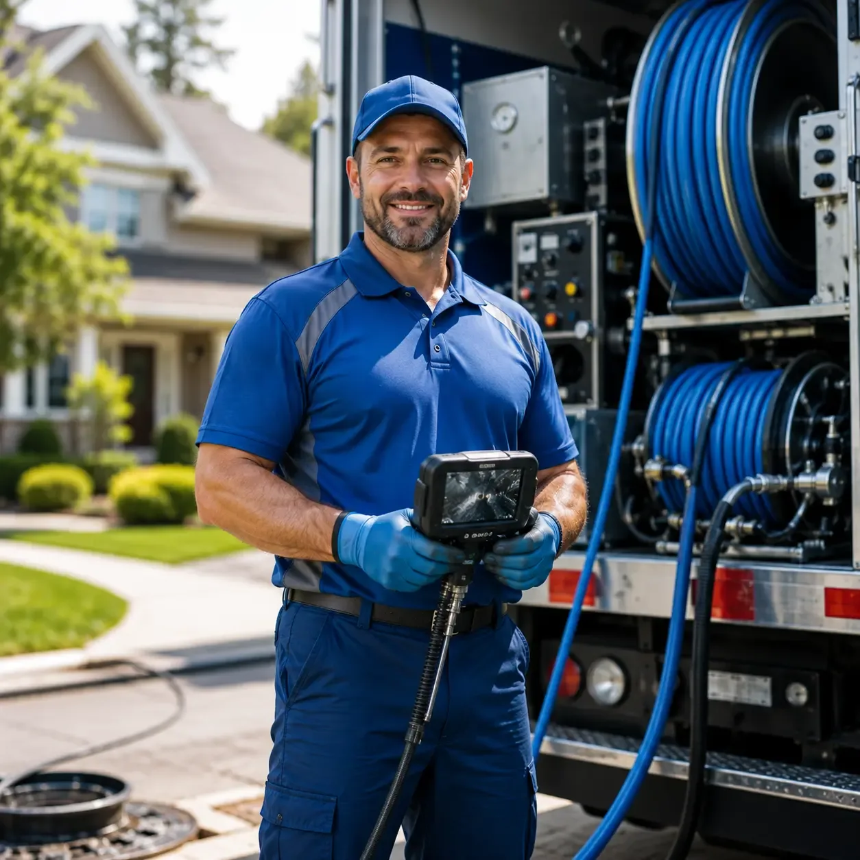 Local outdoor drain cleaning specialists in Deerfield, MI